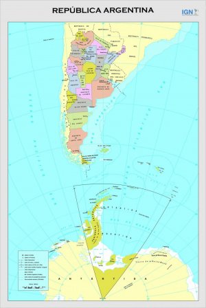 Mapa Político de la República Argentina