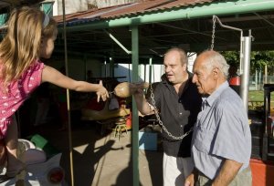 Ministro de Cultura porteño Hernán Lombardi, a la sazón "calesitero"