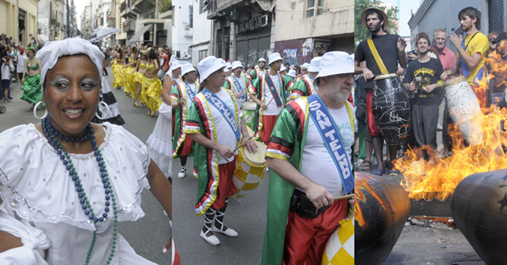 San Telmo vivió una tarde de fiesta con Candombe San Telmo vivió una tarde de fiesta con Candombe
