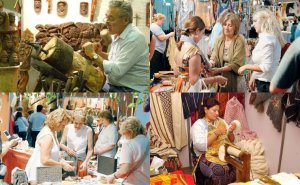 Feria internacional de artesanías en Buenos Aires