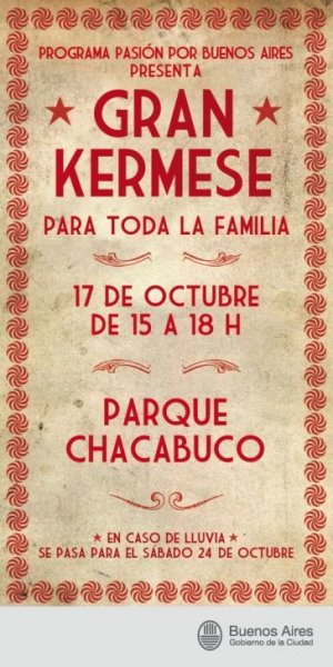 Volante digital estilo "antiguo" de una Gran Kermese