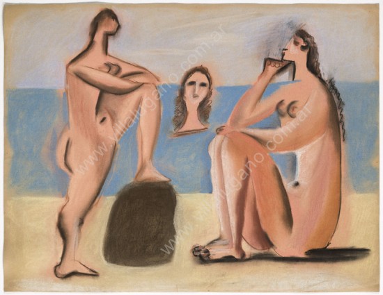 Tres bañistas, 20 de agosto de 1920 (Juan-les-Pins) - Musée National Picasso - Paris Tres bañistas, 20 de agosto de 1920 (Juan-les-Pins) - Musée National Picasso - Paris