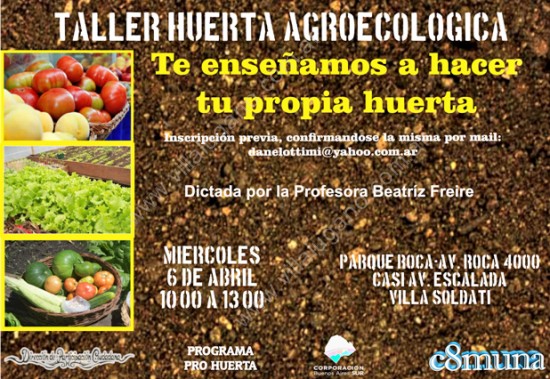 Taller de Huerta Agroecológica en la Comuna 8 Taller de Huerta Agroecológica en la Comuna 8