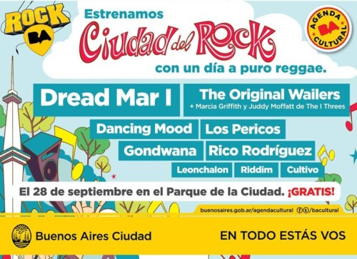 Banner inaugural Ciudad del Rock Buenos Aires