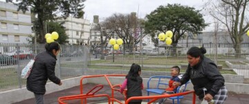 La Ciudad inauguró obras en una plaza de Villa Lugano