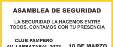 Asamblea de Seguridad en la Comuna 8