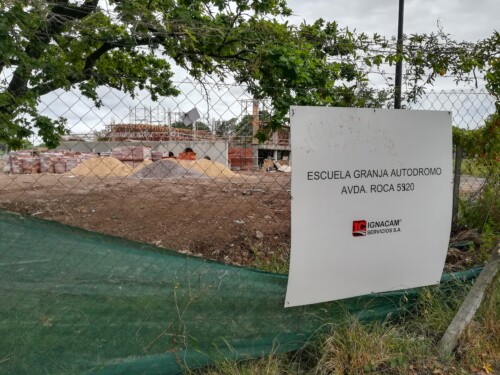 Una nueva Escuela Granja se construye en el predio del Autódromo