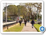 Vereda transitable de Avenida Cruz, entre Larrazbal y Escalada